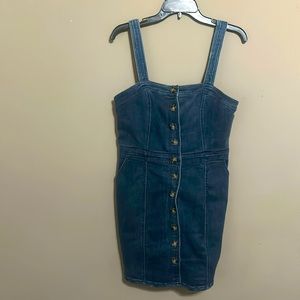Spunky cute denim dress still with the tags it